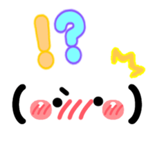 KAOMOJI MESSAGE sticker #15917941