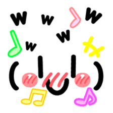 KAOMOJI MESSAGE sticker #15917946