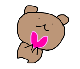 kaosada bear sticker #15918280