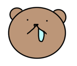 kaosada bear sticker #15918289