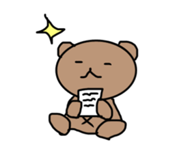 kaosada bear sticker #15918296