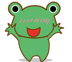 A green frog sticker #15918710