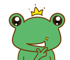 A green frog sticker #15918713