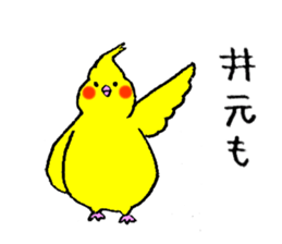 Cockatiel's name is Imoto sticker #15918826