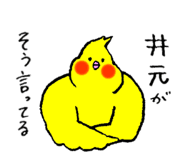 Cockatiel's name is Imoto sticker #15918830