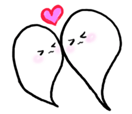 Ghost 'Mochi seals'pair sticker #15918997