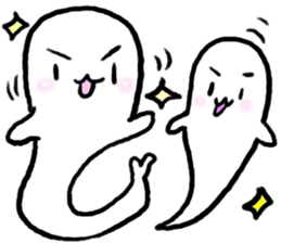 Ghost 'Mochi seals'pair sticker #15919016