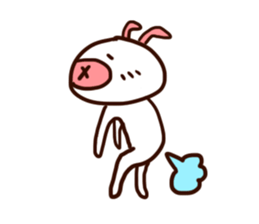 white piggy sticker #15919192