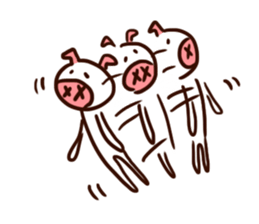 white piggy sticker #15919193