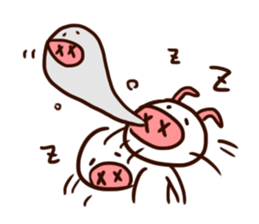 white piggy sticker #15919201