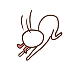 white piggy sticker #15919206