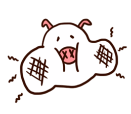 white piggy sticker #15919216