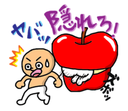Apple little boy sticker #15919477
