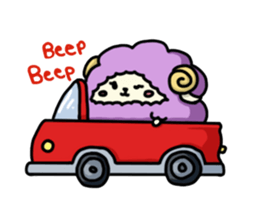 Floofy the Sheep sticker #15919753