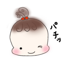 Little girl's daily life sticker #15919841