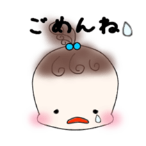 Little girl's daily life sticker #15919848