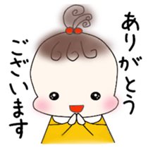 Little girl's daily life sticker #15919851