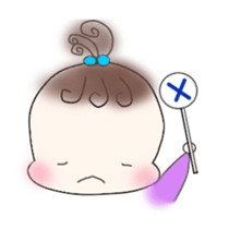 Little girl's daily life sticker #15919855