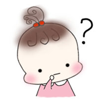 Little girl's daily life sticker #15919862