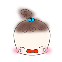 Little girl's daily life sticker #15919864