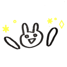 the rabbit itend to use sticker #15920542