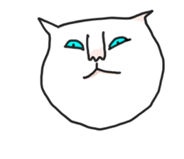 heconeco cat sticker #15920993