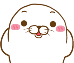 Cute seal - No words to say sticker #15921082