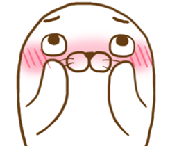 Cute seal - No words to say sticker #15921083