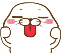 Cute seal - No words to say sticker #15921093