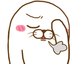 Cute seal - No words to say sticker #15921094