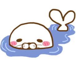 Cute seal - No words to say sticker #15921103