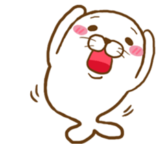 Cute seal - No words to say sticker #15921106
