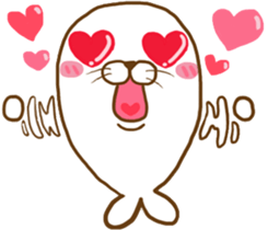 Cute seal - No words to say sticker #15921113