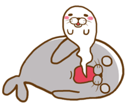 Cute seal - No words to say sticker #15921114