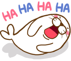 Cute seal - No words to say sticker #15921116