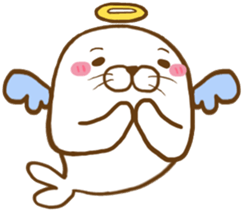 Cute seal - No words to say sticker #15921118