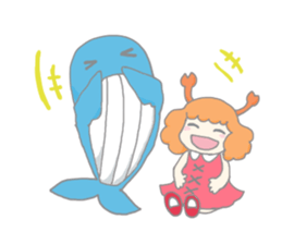 Martian&Whale sticker #15921363