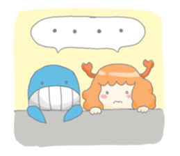 Martian&Whale sticker #15921364