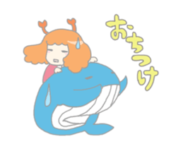 Martian&Whale sticker #15921371