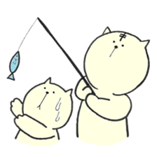 rabbit&cat sticker2 sticker #15921759