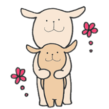 rabbit&cat sticker2 sticker #15921760