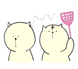 rabbit&cat sticker2 sticker #15921777