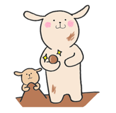 rabbit&cat sticker2 sticker #15921778