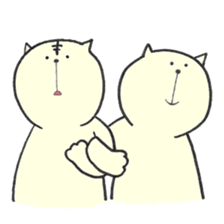 rabbit&cat sticker2 sticker #15921779