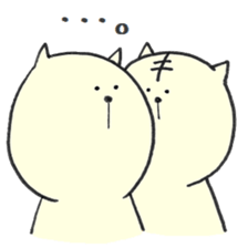 rabbit&cat sticker2 sticker #15921783