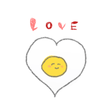 fried egg sticker sticker #15921789