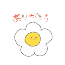 fried egg sticker sticker #15921791