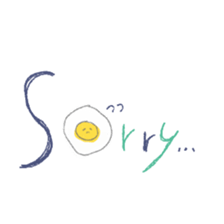 fried egg sticker sticker #15921792