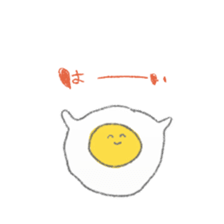 fried egg sticker sticker #15921800