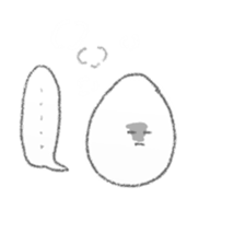 fried egg sticker sticker #15921801